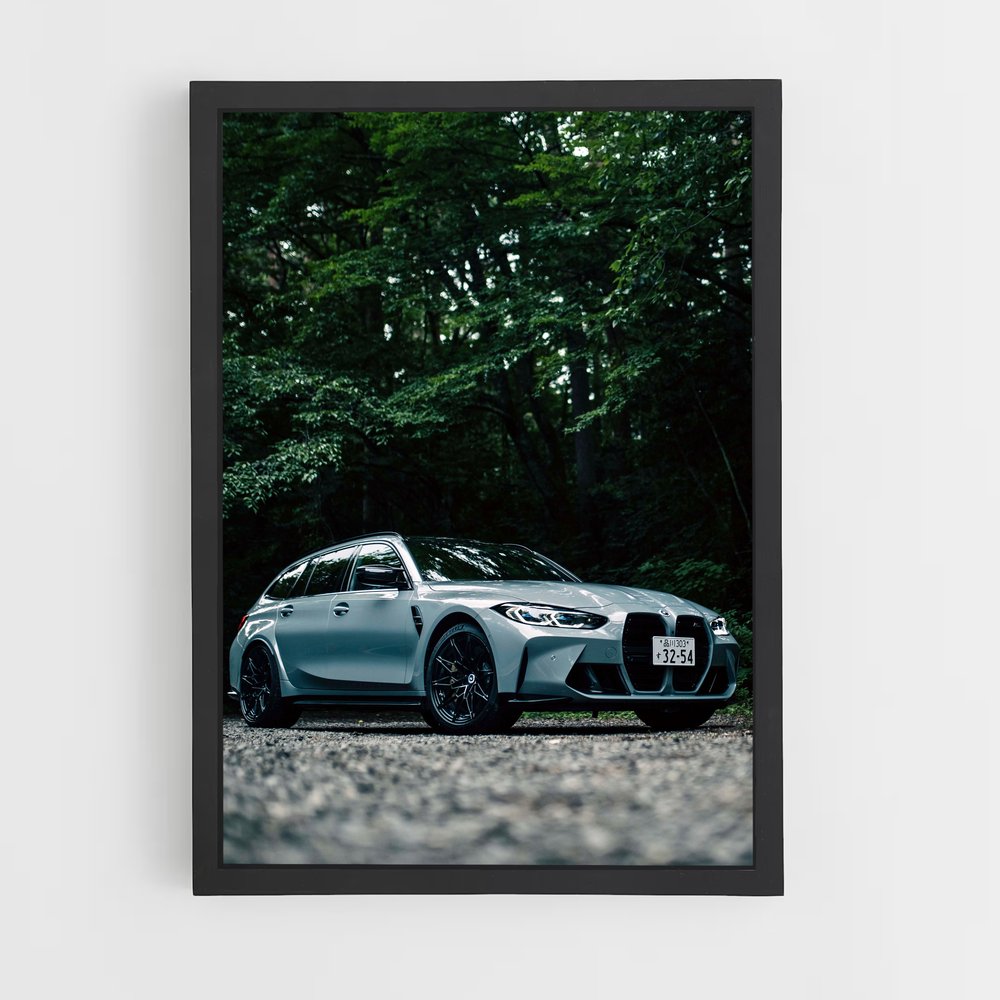 Poster Évasion Sur Route – affiche BMW (vue 2)